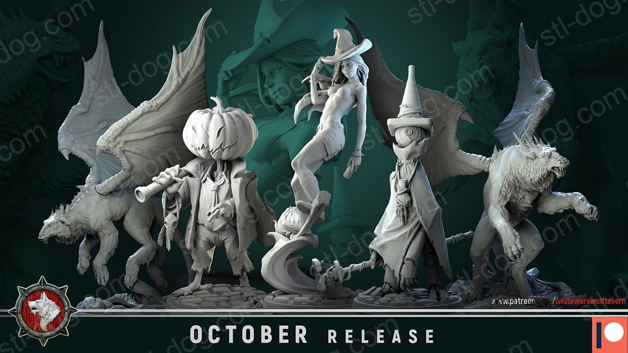 白色狼人酒馆10月2020年 3D打印图纸